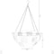 Gardenised Durable Plastic Lace Ultimate Hanging Baskets Tomato, Flower, and Herb Outdoor Flower Planter QI004074 - alternate 3